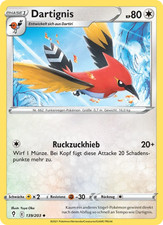 Dartignis / Pokémon Karte / Deutsch / Drachenwandel / Nonholo
