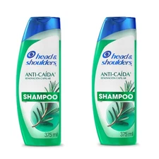 2 Pack Head & Shoulders Anti-caída Renovación Capilar  Shampoo 375ml each