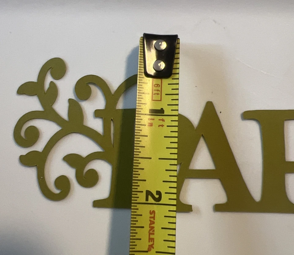 Papa Word Title Paper Piece For Scrapbooking Handmade - Image 4 of 4