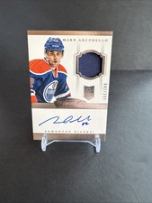 2013-14 Panini DOMINION ROOKIE JERSEY / AUTO #157 Mark Arcobello 42/299 EX/NM