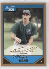 2007 Bowman Prospects Gold Brandon Mann #BP63 9xj