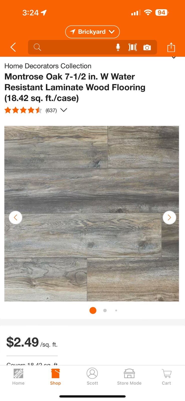 Home Decorators Collection Laminate Flooring Montrose Oak Water