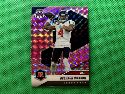 2021 Panini Mosaic DeShaun Watson 223  Pink Camo Prizm