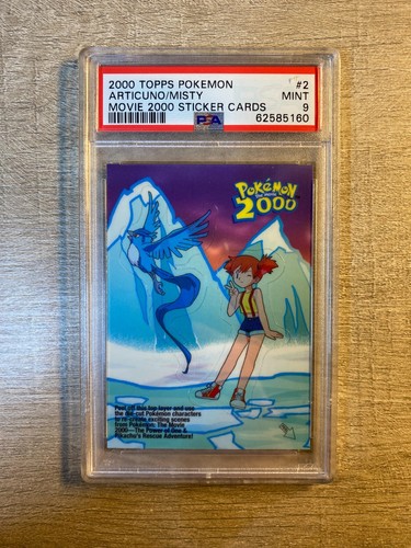 Pokemon TOPPS 2000 the movie - Complete sticker set 10/10 - all PSA8-9 - MINT - Picture 9 of 24