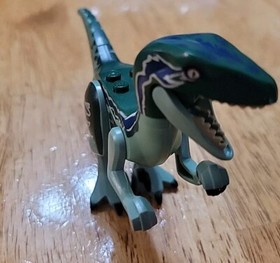 Lego Raptor Blue Velociraptor 75917 Dark Green Jurassic World Dinosaur Authentic