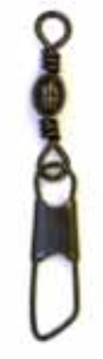 Eagle Claw 01042-1 Schwarz Zylinder Snap Drehbar 3Ct