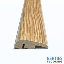 Solid MDF Laminate Threshold Strip Door Bar Louisiana Oak Colour 3 Profiles 