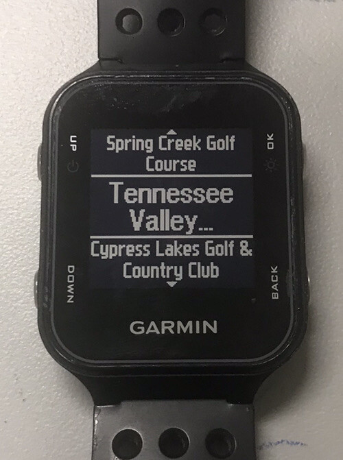 Garmin Approach S20 GPS Rangefinder Golf Watch Black w/ Charger