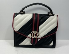 Aldo Womens HandBag Purse Retro Modern Black White Red Pocketbook