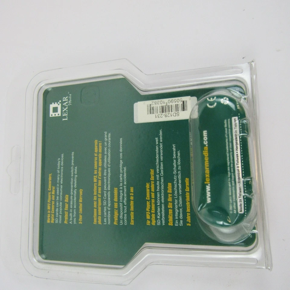 Lexar Media 128MB SD Memory Card High Performance For Digital Devices New     S4 - Image 4 of 4