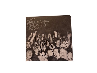 LIAM GALLAGHER SIGNED AUTOGRAMM - C'MON YOU KNOW CD EDITION (NEU) COA