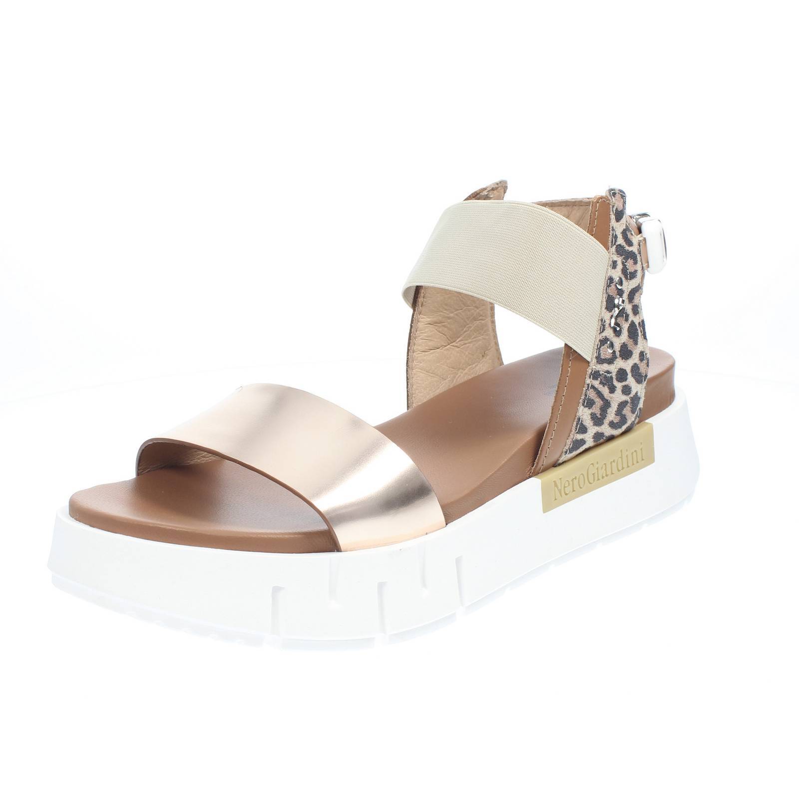 Сандалии на плато Нероджардини с розой Римхен - Грассе 35 223 см Schuhe 29690₽