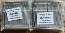 Brand New  Gearhart, 12 gauge  CSM Cylinder Needles  100 Total