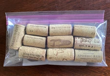 Natural Used Wine Corks Assorted Lots of 10 - Recycled Corks FREE SHIPPING!!!