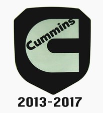 Grille Emblem Fits Dodge Ram 2500 Thru 3500 Cummins 2013-2017 Black Silver C