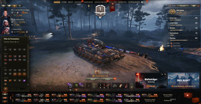 WOT World Of Tanks EU Region, Premium Tanks, played since 2015