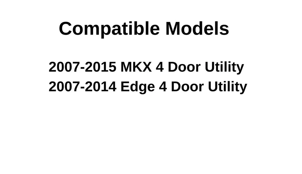 Fits 07-14 Ford Edge 07-15 Lincoln MKX Passenger Right Rear Vent Window Glass Foto 3 de 4