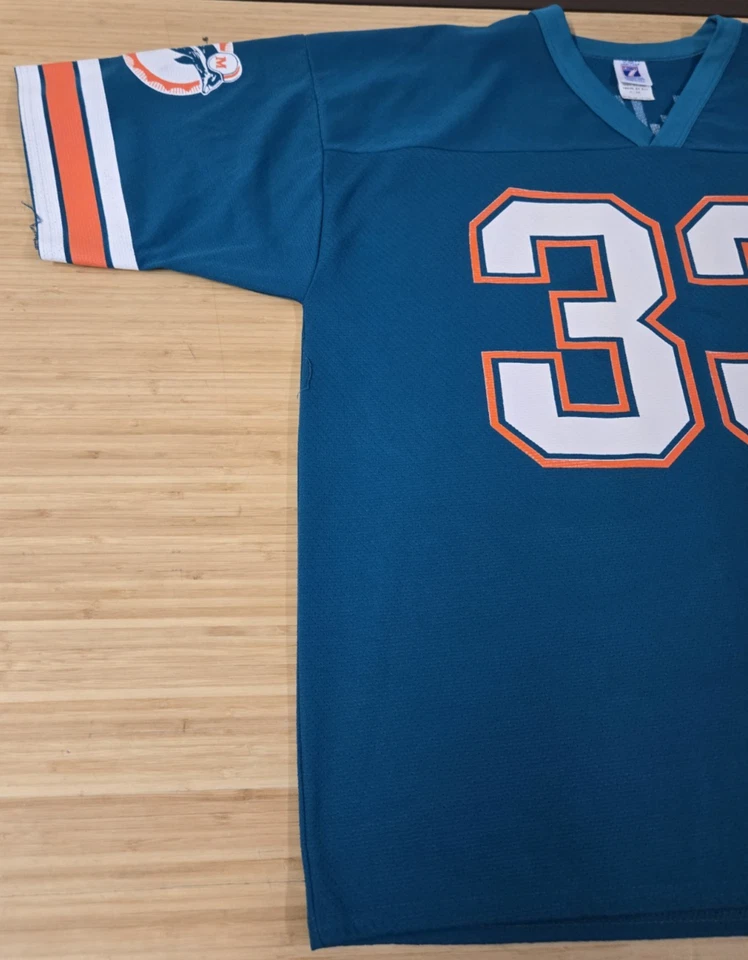 Camiseta deportiva vintage Logo 7 Kareem Abdul Jabbar #33 Miami Dolphins XL Foto 4 de 4
