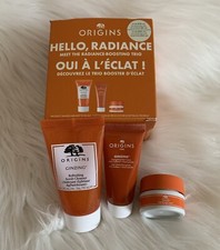 Origins HELLO RADIANCE, Meet The Radiance Boosting Trio, Set Of 3 NIB