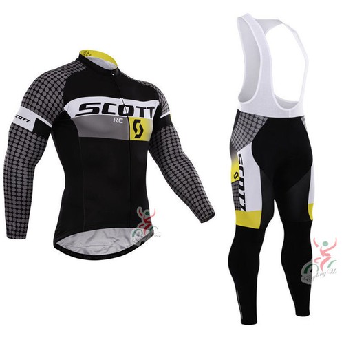 Para Hombres Ciclismo Mangas Largas Camiseta Ciclismo Camisetas Babero Set Pantalones Ciclismo Prendas para Prendas para Prendas para Hombre - Imagen 5 de 9