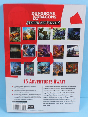 Sticker Art Puzzles: Dungeons & Dragons Sticker Art Puzzles (Paperback) - Picture 2 of 2