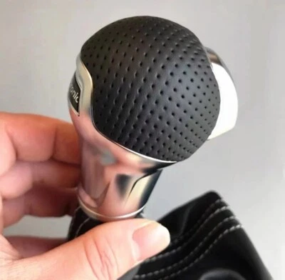 GENUINE AUDI OE Pomello cambio automatico DSG in pelle Traforata Audi A3 A4 A5 A6 A7 A8 Q3 Q5 Q7