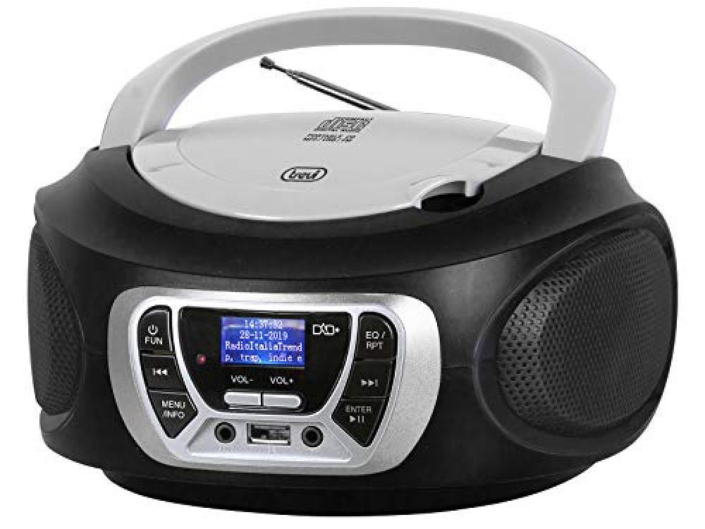 (TG. One size) Trevi CMP 510 DAB, Stereo Portatile con Radio DAB, Lettore CD, US