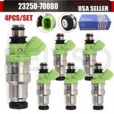 New 6 Pcs Fuel Injectors 23250-70080 For 1989-1992 Toyota Cressida Supra 3.0l New 6 Pcs Fuel Injectors 23250-70080 For 1989-1992 Toyota Cressida Supra 3.0l