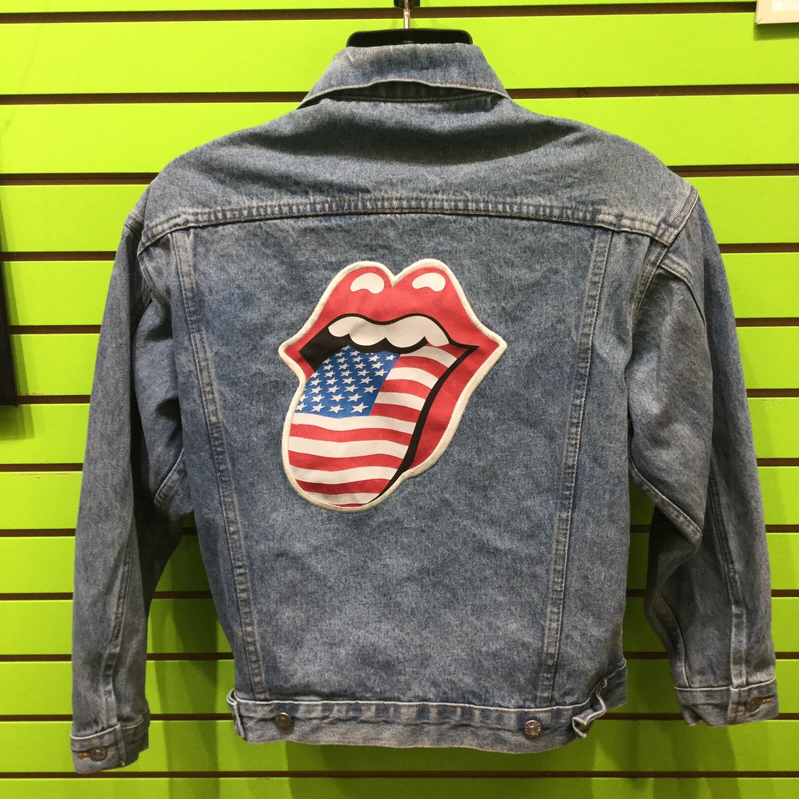 rolling stones denim jacket