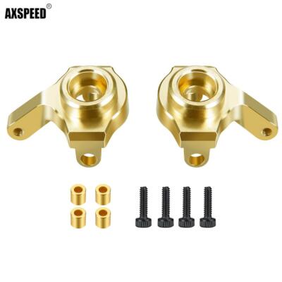 AXSPEED Messing Schwerer Dienst  Vorne Steering Knuckle für RC 1:24 SCX24 Auto