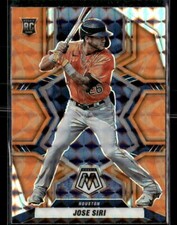 2022 Panini Mosaic #222 Jose Siri Reactive Orange Mosaic Card Houston Astros