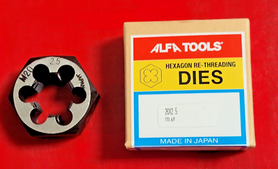 #ad #ad Alfa M20 X 2.5 20MM 1.4quot; Hex Die MHD70776 RH Rethread CS Carbon Steel $25.95