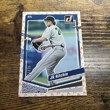 2023 Donruss Baseball Base On Fire #122 JR Ritchie /75 - Atlanta Braves