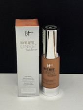 IT cosmetics Bye Bye Lines Foundation Anti Aging Skin Smoothing 1 oz DEEP NIB
