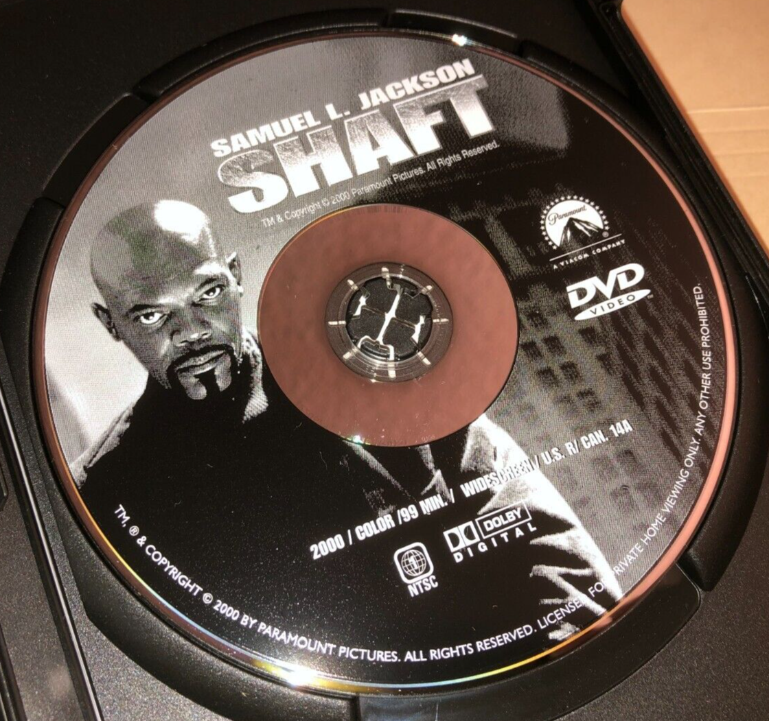 Shaft DVD Sam L Jackson Christian Bale Jeffrey Wright Vanessa