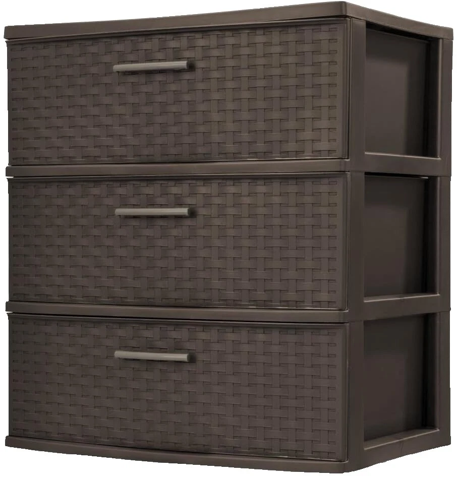 Brown Plastic Home Storage Bins & Baskets