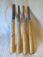 Wood Lathe Tools Made in the USA One Shop Master used but needs sharpening.