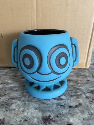 Disney Parks Trader Sam s Grog Grotto BLUE Hippopoto Mai Tai Tiki Mug Brand New