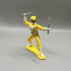 Vintage 1993 Mighty Morphin Power Rangers Yellow Mini Figure Toy By Bandai