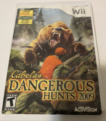 Cabela's Dangerous Hunts 2009 Nintendo Wii 2008 #7 Video Game