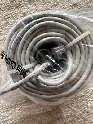 Cat6 Ethernet Cable RJ45 Network Cord Internet White Patch 30M/100ft