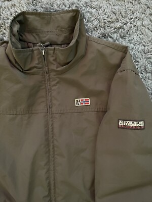 Napapijri Jacket Medium Khaki Green Geographic Expedition Napapijri Jacket Medium Khaki Green Geographic Expedition