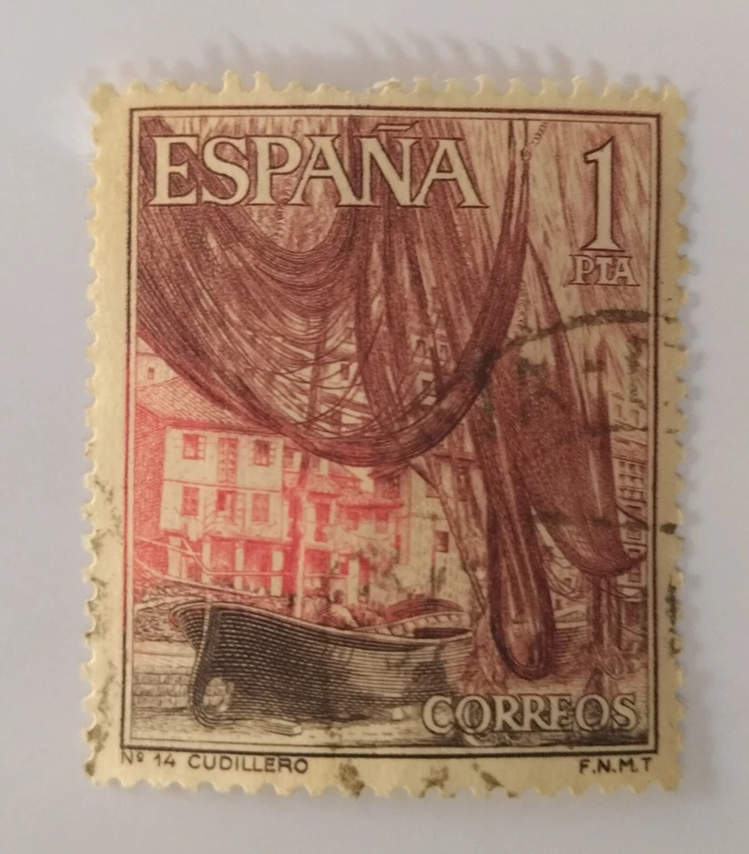 [008] Lote 8 sellos España, en pesetas, edificios históricos - Imagen 2 de 4
