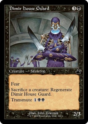 Dimir House Guard (Retro Frame) - 324 - Ravnica Remastered - LP