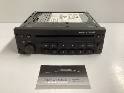 Opel Zafira Autoradio CD Player CDR500 - ohne Code - 24469302  330886636