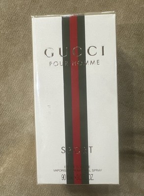 GUCCI SPORT POUR HOMME by Gucci 3.0oz/90ml EDT Spray NIB SEALED, RARE