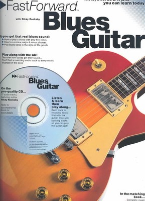 Fast Forward: Blues Guitar von Rikky Rooksby (Englisch) Taschenbuch
