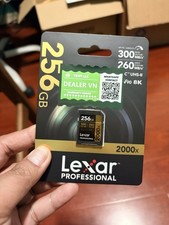 Lexar Professional 2000x 256GB Class 10 - SDXC Memory Card - LSD2000256GBNNNU