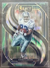 2024 Panini Select - Premier Level Emmitt Smith #155 Black & Green Shock Prizm