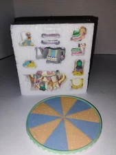 Precious Moments Circus Mini Tea Set with Animals Complete Set New In Box